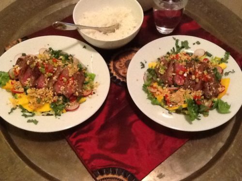 Asian beef salad recipe